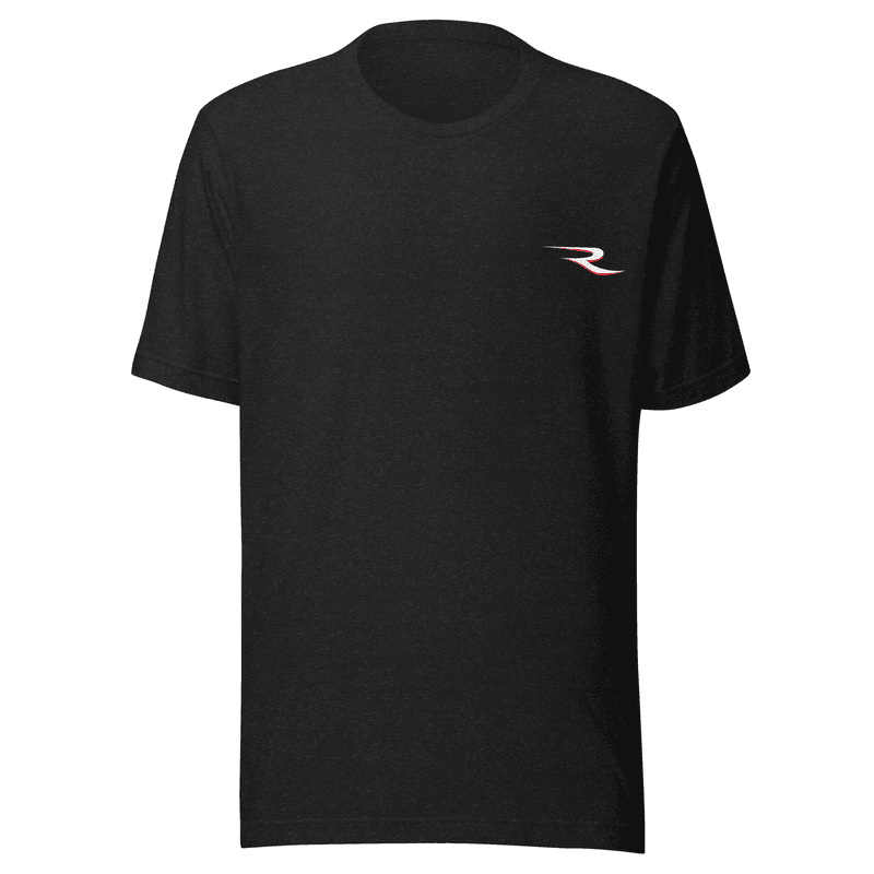 Adult Traditional Logo-Outline—Dark T-Shirt — Black Heather