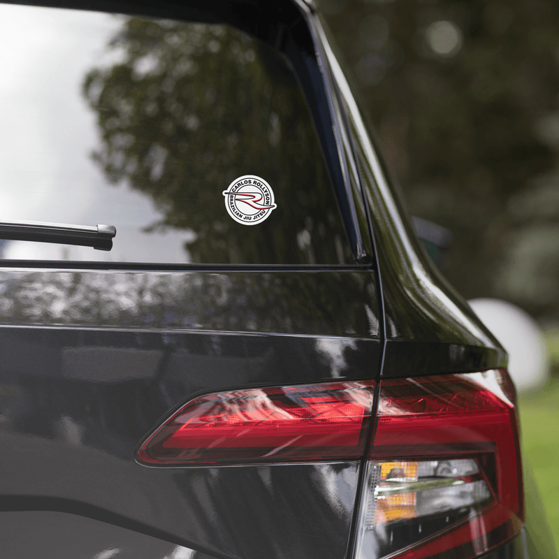Indoor/Outdoor Stickers (BLK_WHT Logo)