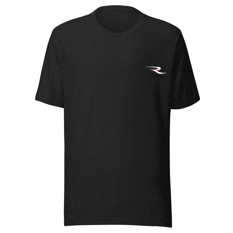 Adult Traditional Logo-Contour—Dark T-Shirt — Black Heather