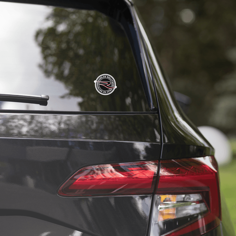 Indoor/Outdoor Stickers (WHT_BLK Logo)