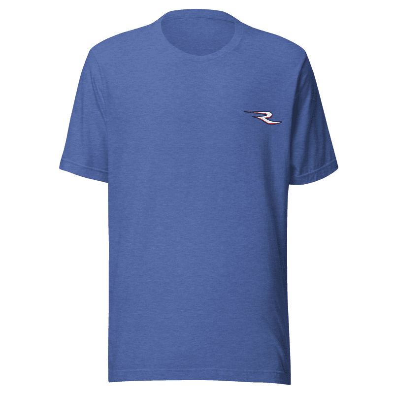 Adult Traditional Logo-Contour—Light T-Shirt — Heather True Royal