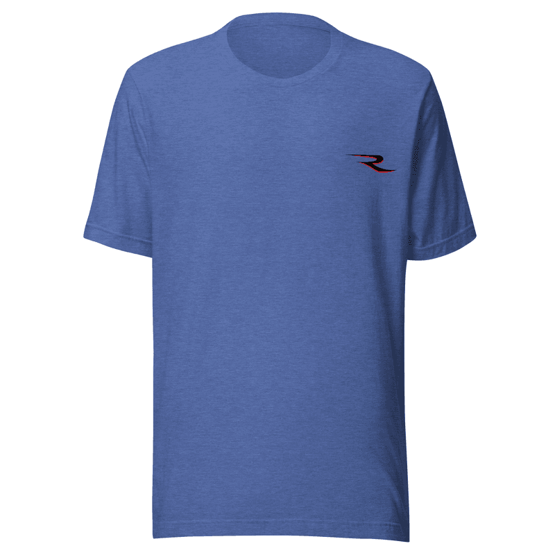 Adult Traditional Logo-Outline—Light T-Shirt — Heather True Royal